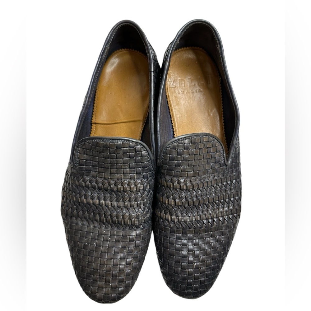 Zelli Luce Woven Loafers brown size 9.5, gently used.